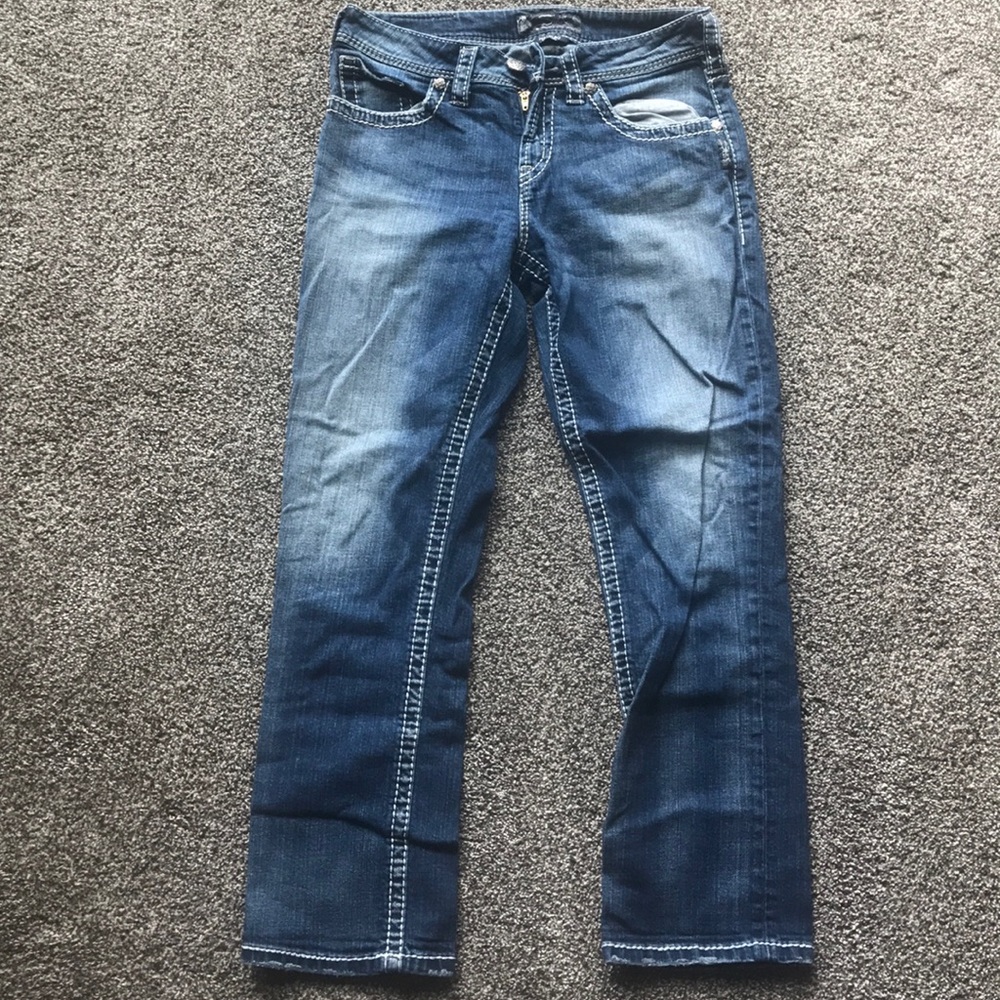 3/$20 Silver natsuki Capri size 28
